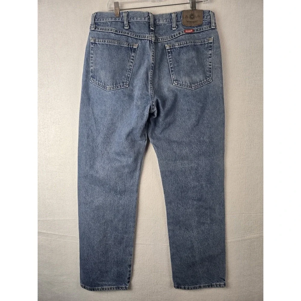 Wrangler Mens Jeans Size 36 x 30 Cotton Blue